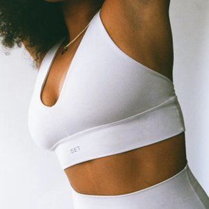 NWT SET ACTIVE LUXFORM Racer-V Sports Bra